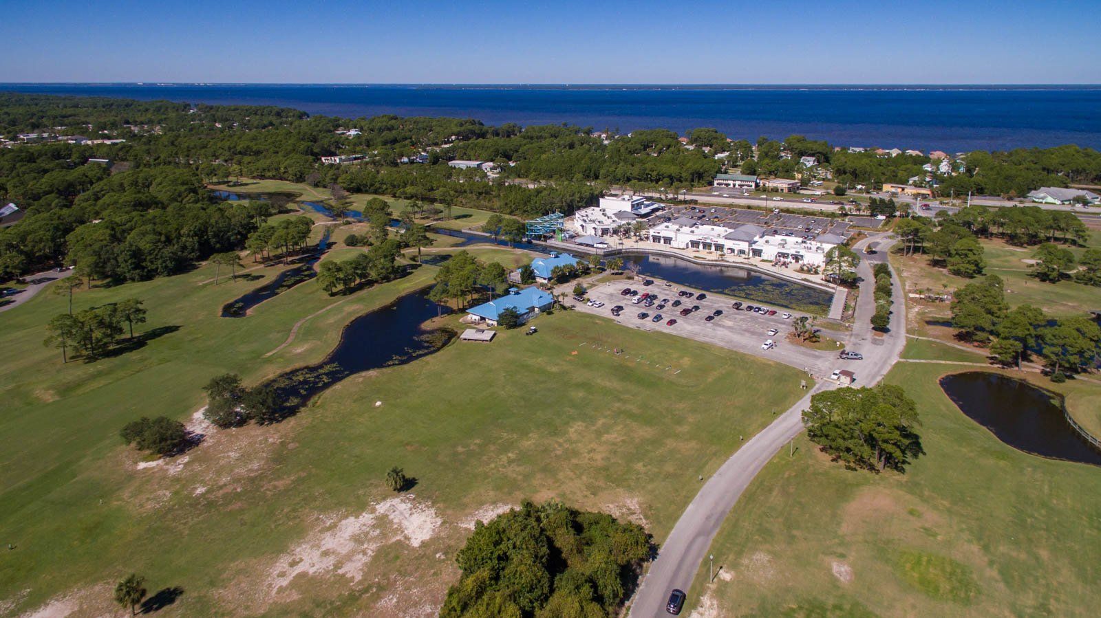Seascape Condo Association aerial view taken from a drone