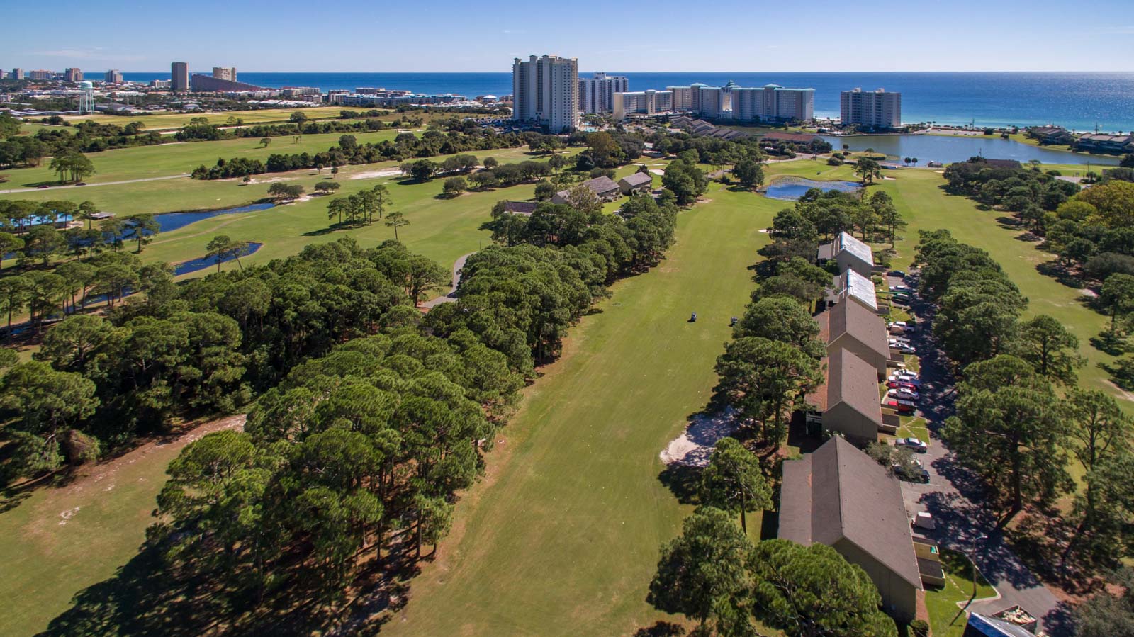 Seascape Condo Association aerial view taken from a drone