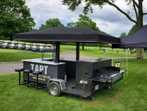 TAPT Bar Trailer for golf tournament at Raritan Valley Country Club