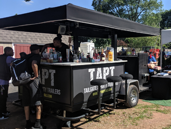 TAPT Bar Trailer rental for summer cookout in Somerset, New Jersey