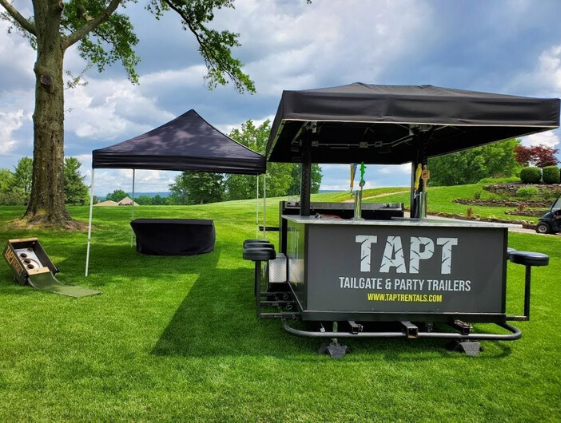 TAPT Bar Trailer rental for the Men's Member Guest tournament at the Raritan Valley Country Club managed by Troon