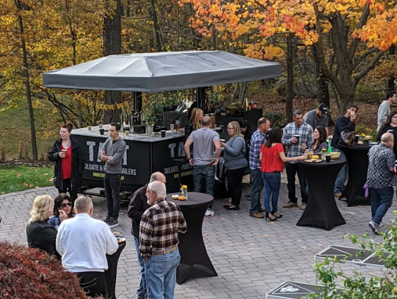 Mobile Bar Trailer at a 40th Birthday in Kinnelon, New Jersey by TAPT