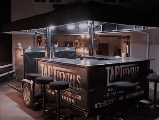 Mobile Bar Trailer at a Graduation in Wayne, New Jersey by TAPT