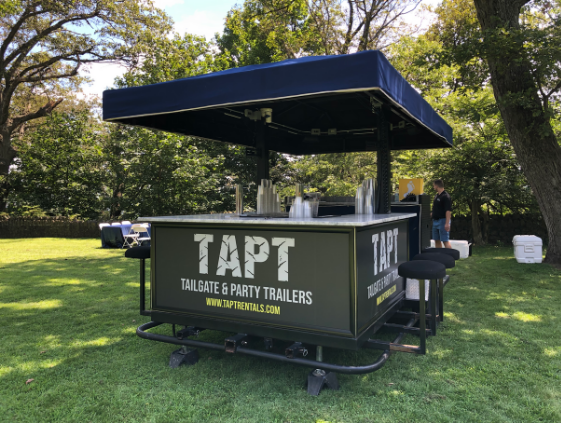 TAPT Mobile Bar Trailer rental for RWJ Saint Barnabas Summer Picnic in Verona, New Jersey