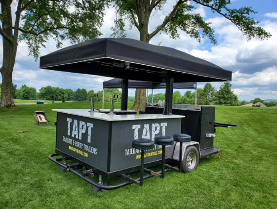TAPT Bar Trailer rental for golf tournament at the Raritan Valley Country Club