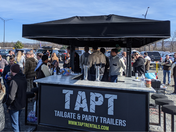 TAPT Bar Trailer and professional tailgating services for Lehigh University football in Bethlehem, PA