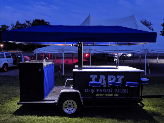 TAPT Bar Trailer donated to the Wheelers for the Wounded summer riding event in Sussex, New Jersey