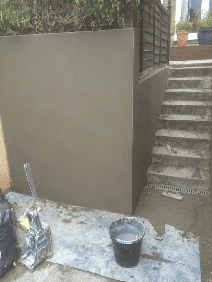 sand and cement render