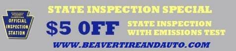 Inspection Special - Beaver Tire and Service