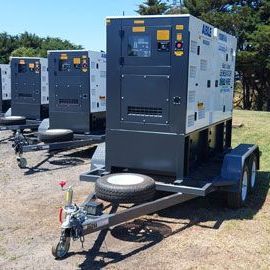 Range of generators for hire