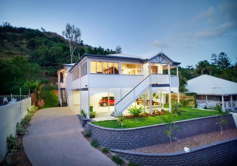 A Large White House With Stairs Leading Up to the Second Floor — Pro-Jax Pty Ltd in Bohle, QLD