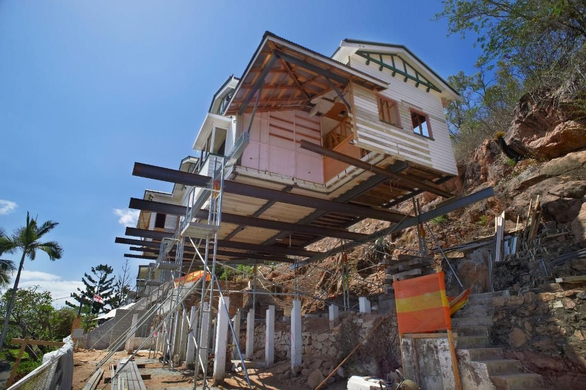 A Large House is Being Built on Top of a Hill — Pro-Jax Pty Ltd in Bohle, QLD