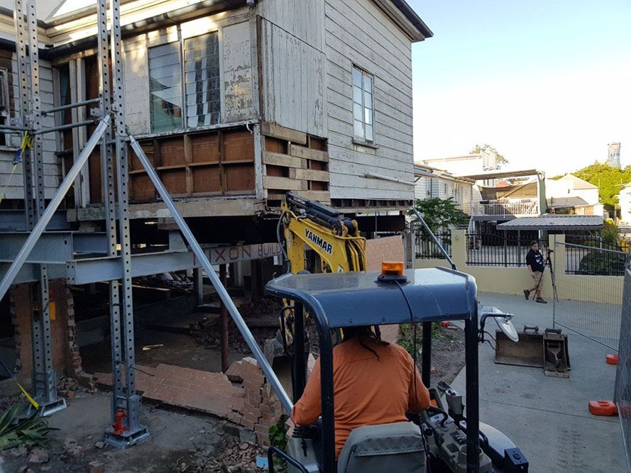 House Being Raised for Renovations — Pro-Jax Pty Ltd in Bohle, QLD