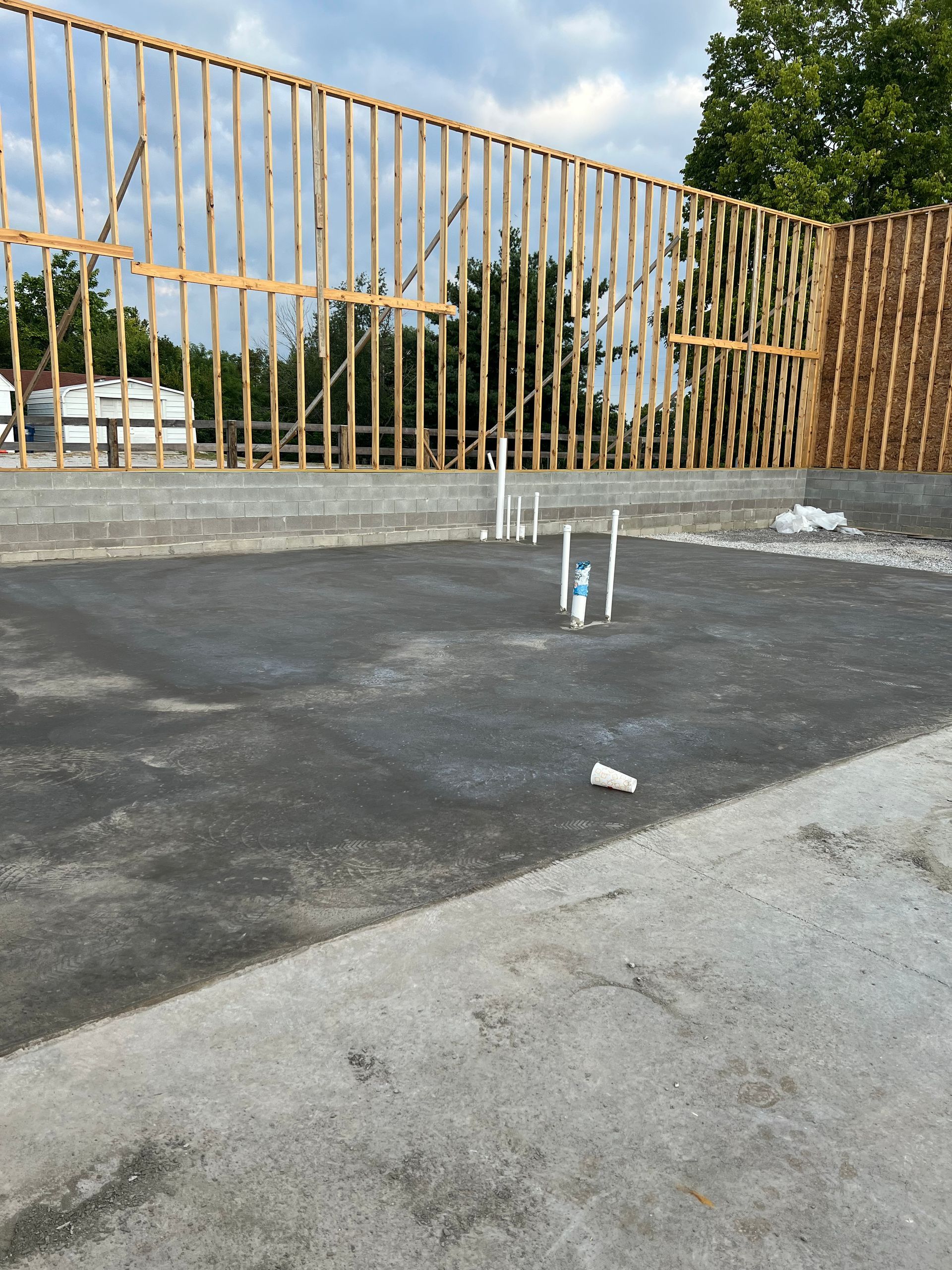poured concrete