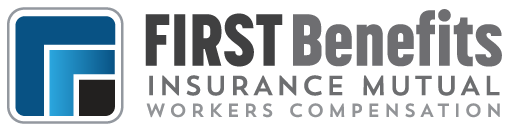 The logo for first benefits insurance mutual workers compensation