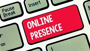 Keyboard with a red button labeled 