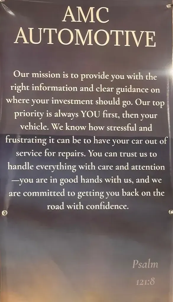 Our Mission Statement in Our Garage| AMC Automotive