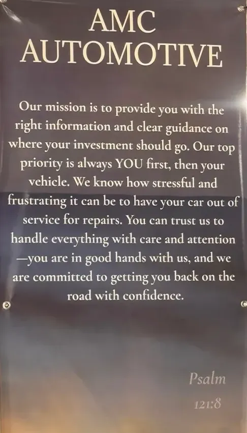 Our Mission Statement in Our Garage| AMC Automotive