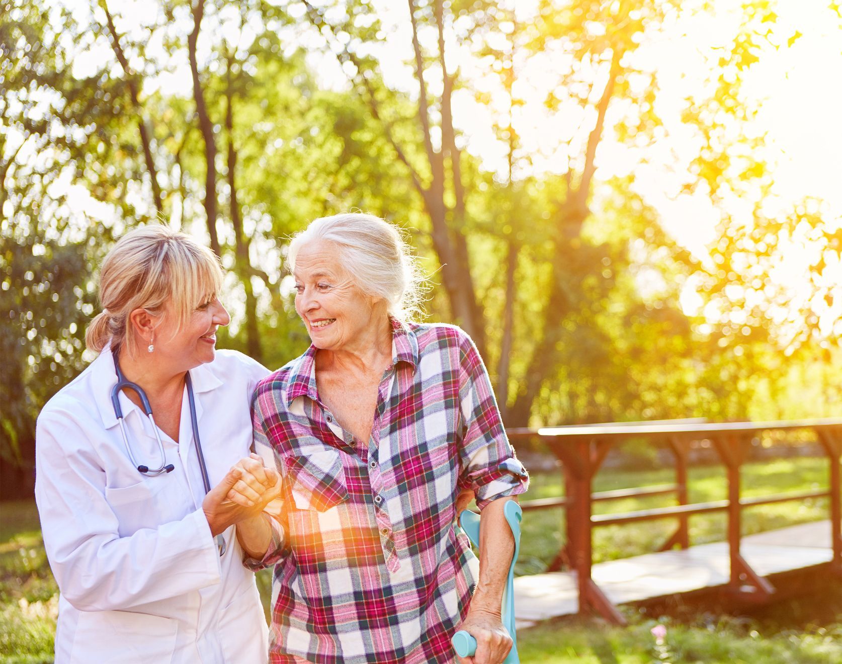 casa di riposo con giardino esterno