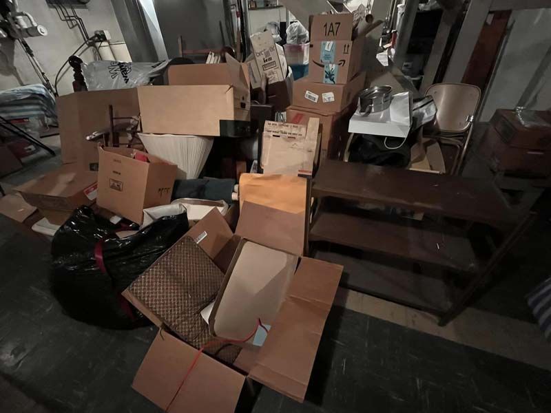 boxes, shelving, and other junk, junk removal in Charlotte, NC