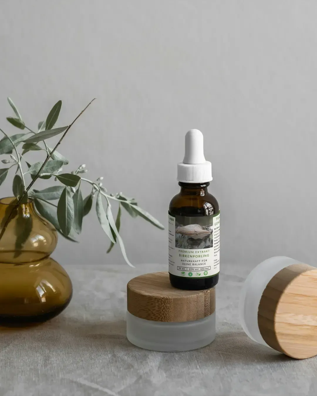 GrayZone Labs Birkenporling Premium Extrakt – Birken-Essenz 50ml