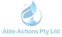 Able Actions — Home Able Actions Blue Leaf Logo