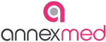 A logo for annexmed is shown in black and white