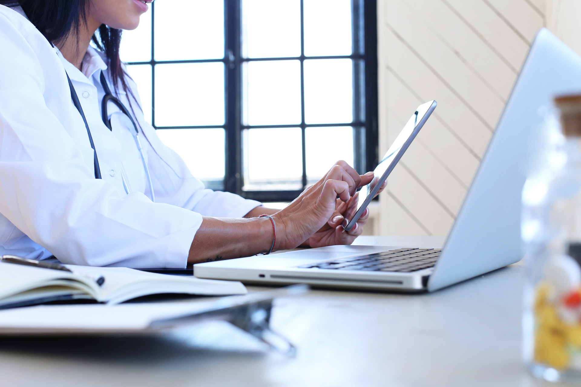 A healthcare provider uses reporting software for practice management