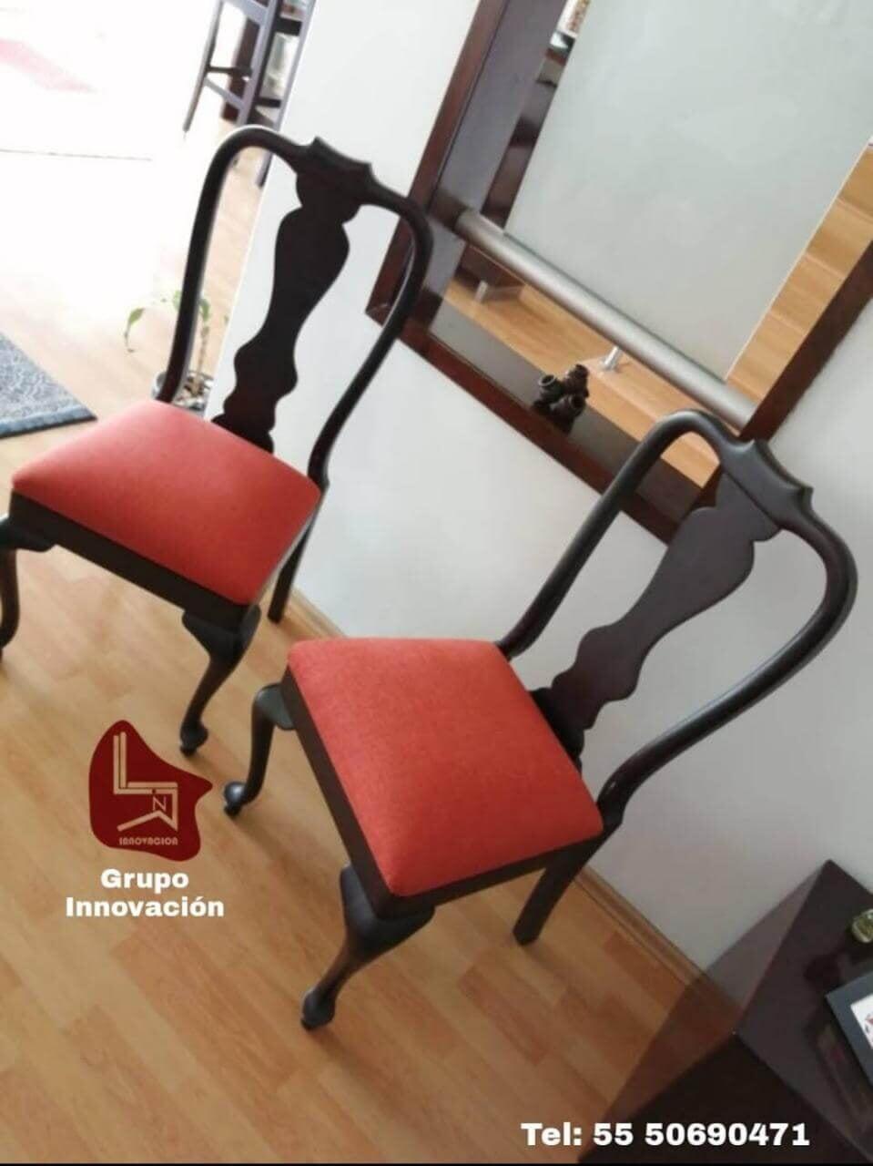 Sillas renovadas por TAPICERÍA E INNOVACIÓN GARRIDO