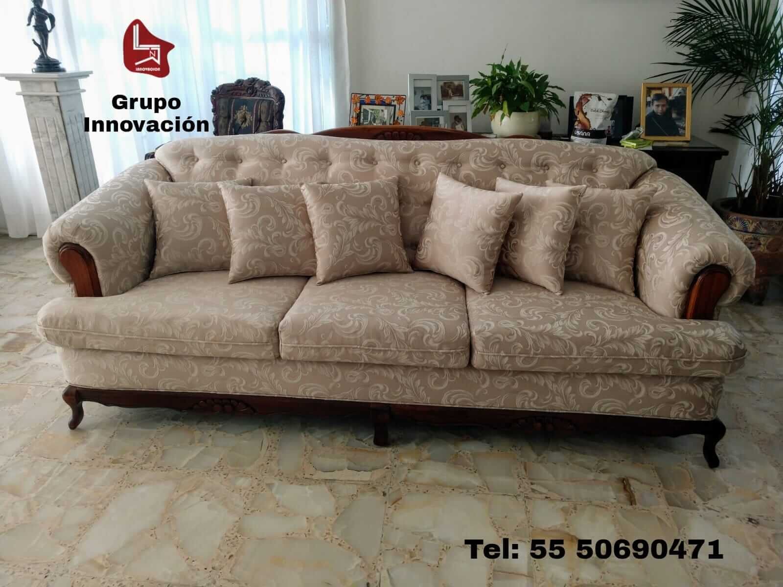 Sala renovada por TAPICERÍA E INNOVACIÓN GARRIDO