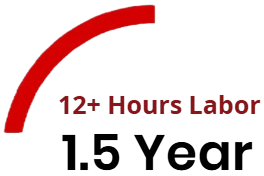 Red arc above text: 