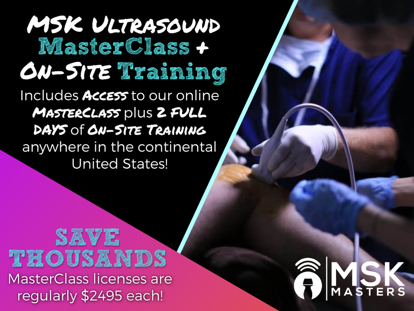 OnSite Musculoskeletal Ultrasound Training MSK Masters