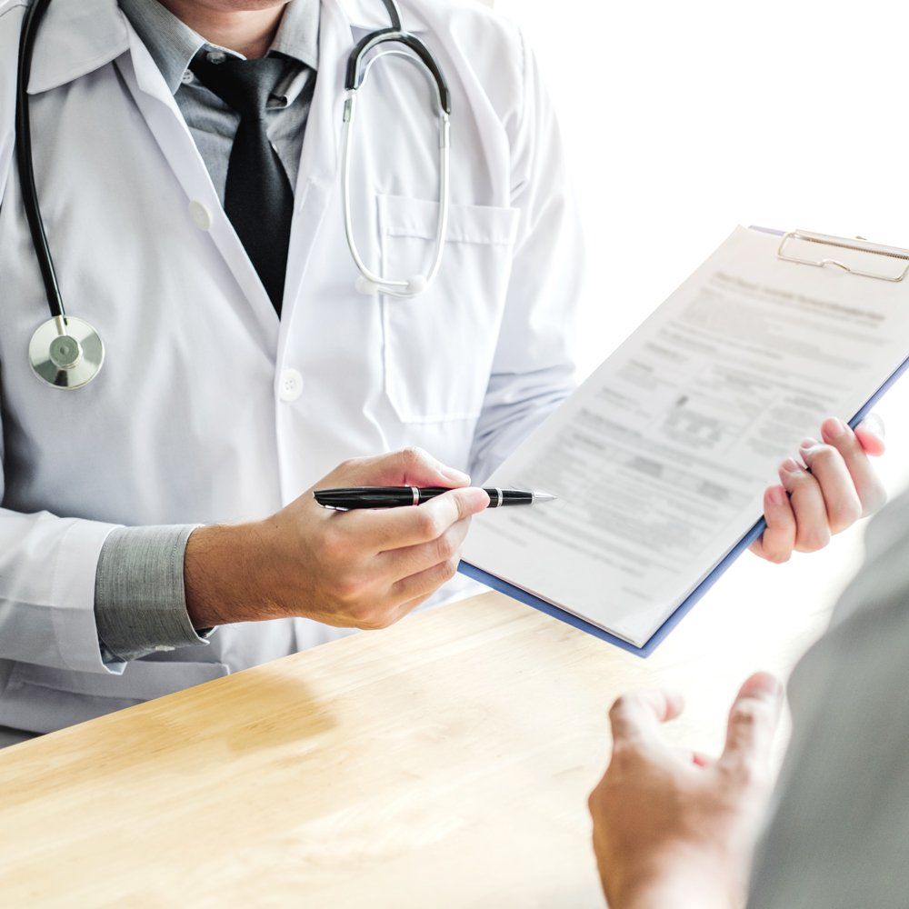 Vet and Patient Sit and Talk to — Hopewell, VA — Hopewell Animal Hospital