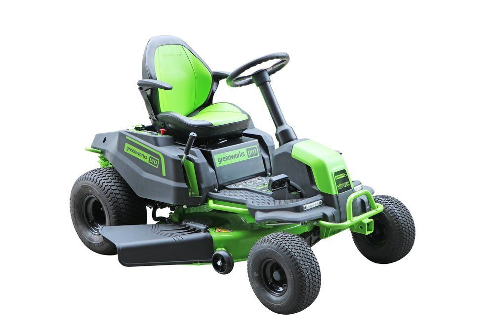 Greenworks Ride On Mower — Coffs Chainsaw and Mower in Coffs Harbour, NSW