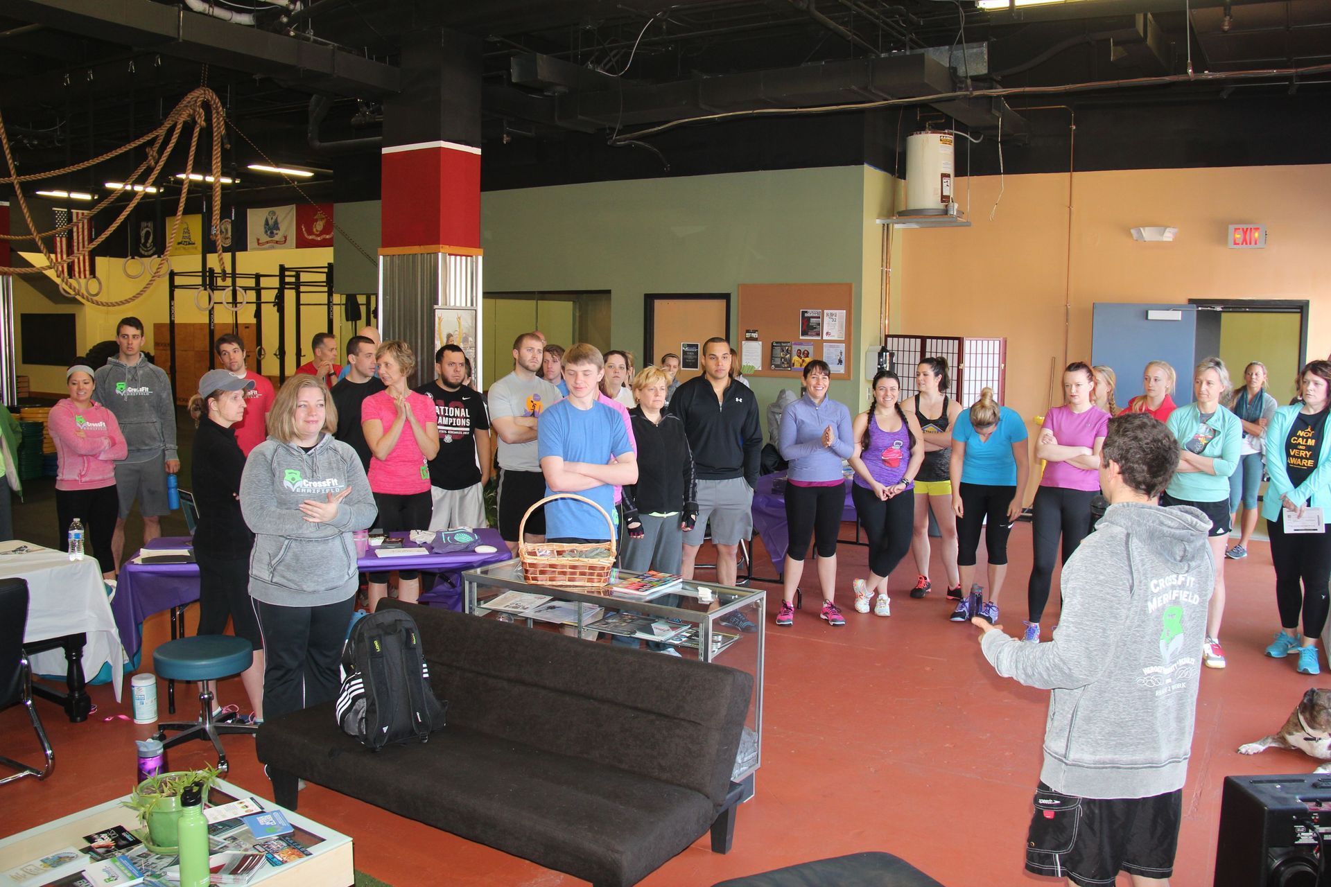 A man is giving a presentation to a group of people