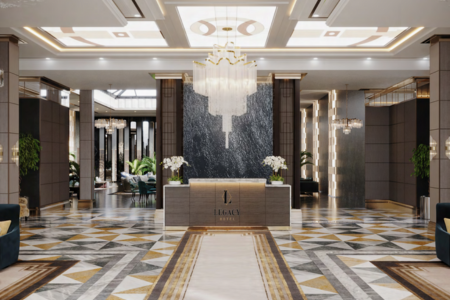 The Legacy Hotel will be the first all-suites, boutique hotel in the Stadium District.