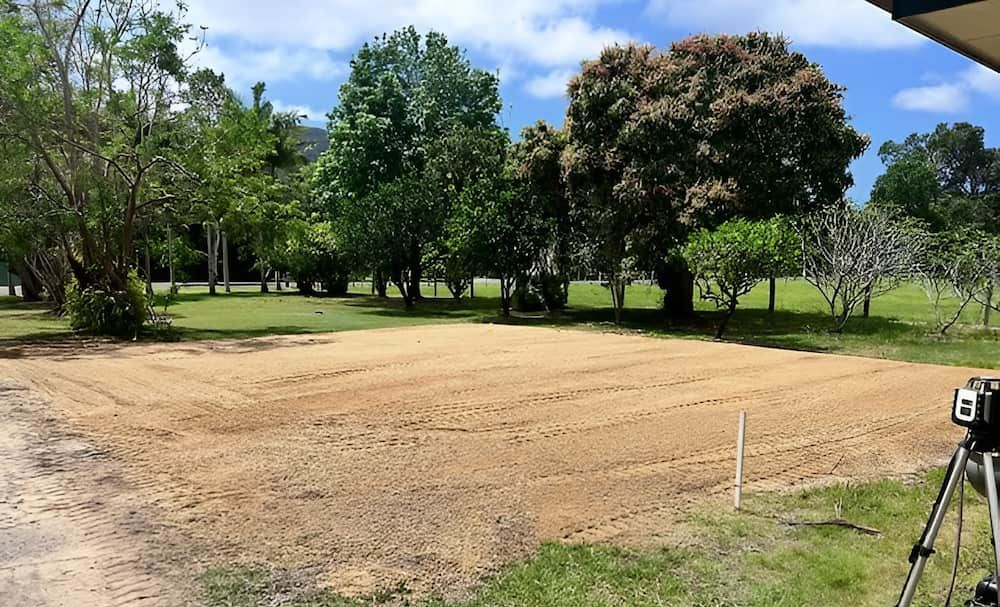 A Rectangular Sand Area, Possibly a Playing Field — Heller Excavation & Tree Services in Mullumbimby, NSW