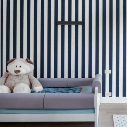 children's bedrooms wallpaper installation