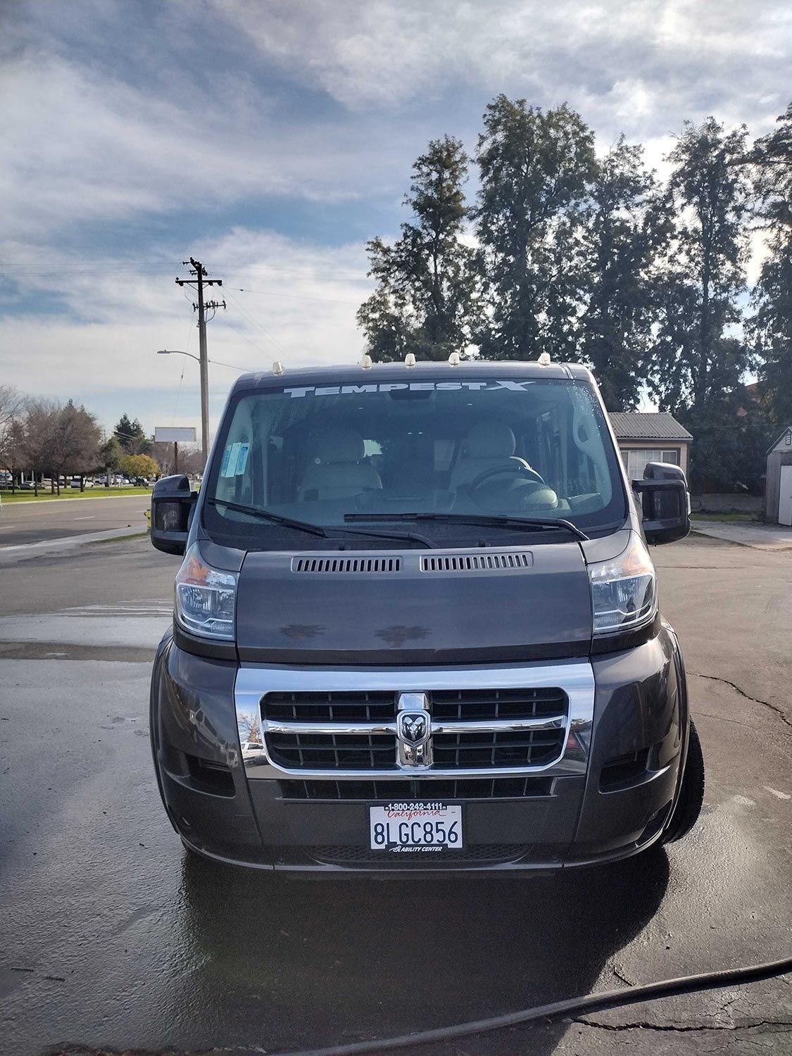 Front View of a Van — Clovis, CA — Fresno Van Rental