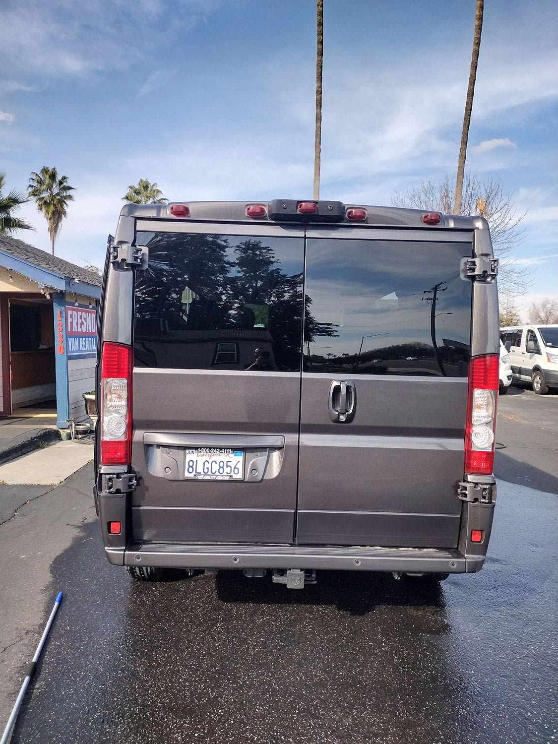 Closed Back Door of a Van — Clovis, CA — Fresno Van Rental