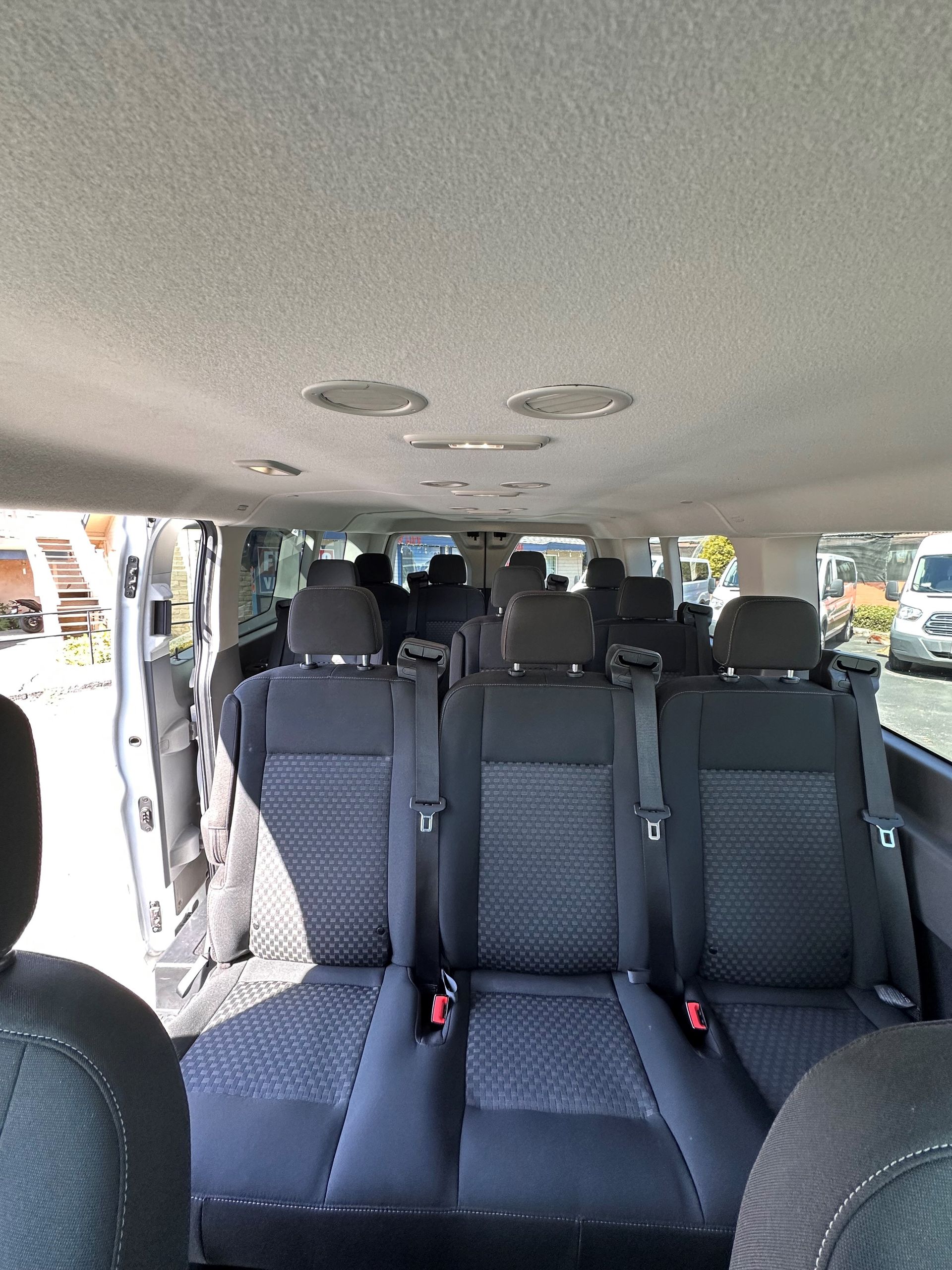 Spacious Inside Of A Van With The Door Open — Clovis, CA — Fresno Van Rental