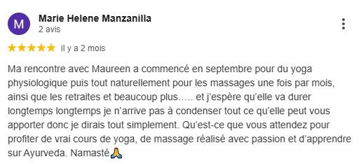 Une capture d'écran d'une critique Facebook en français.