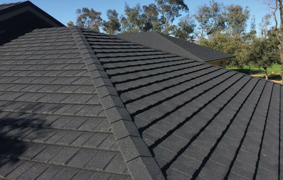metal shingle roof
