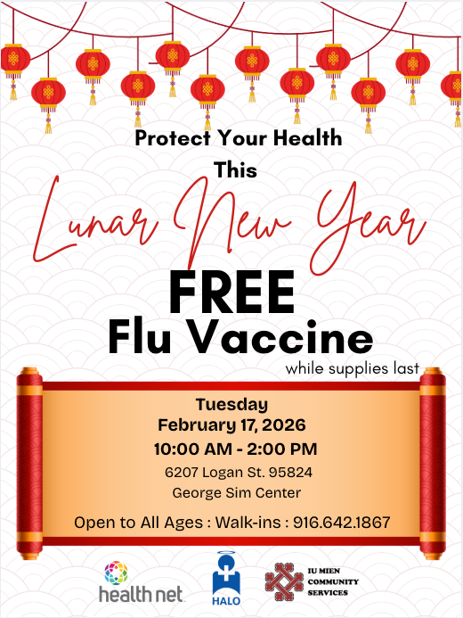 Protect Your Health This Lunar New Year with FREE Flu Vaccine. Tuesday, February 17th, 2026. 