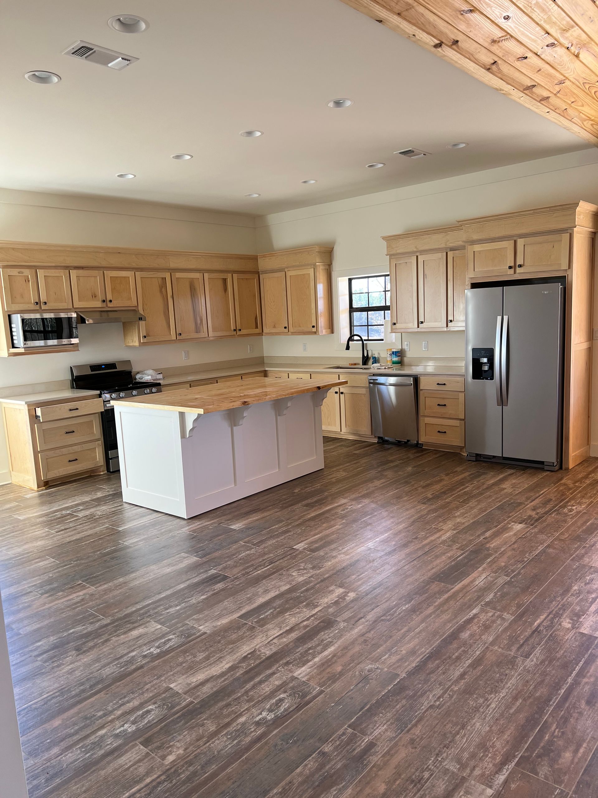 Custom stained cabinetry Covington Painter Abita Springs