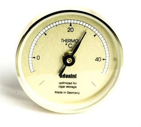 Adorini  Humidor Haarhygrometer gold opbouw of inbouw