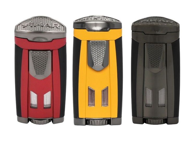 XIKAR HP3 Triple Jetflame sigarenaansteker - gunmetal - windbestendig en navulbaar- Art nr SAS52