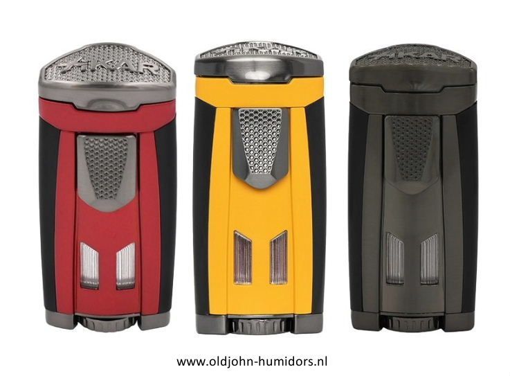 XIKAR HP3 Triple Jetflame sigarenaansteker - Daytona Red - windbestendig en navulbaar- Art nr SAS53