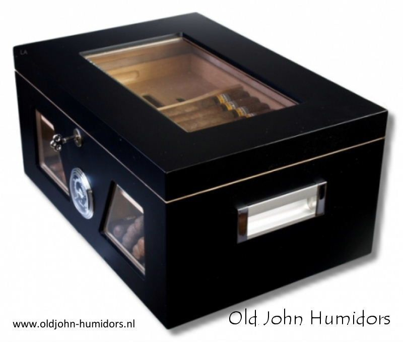 Old John humidor Black Wonderfull Art H02
