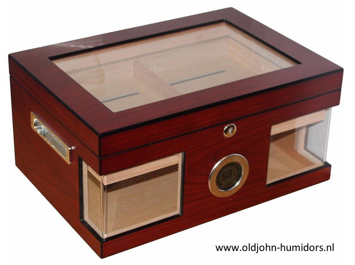 humidor Wood Wonderfull DIGITAAL glazen deksel